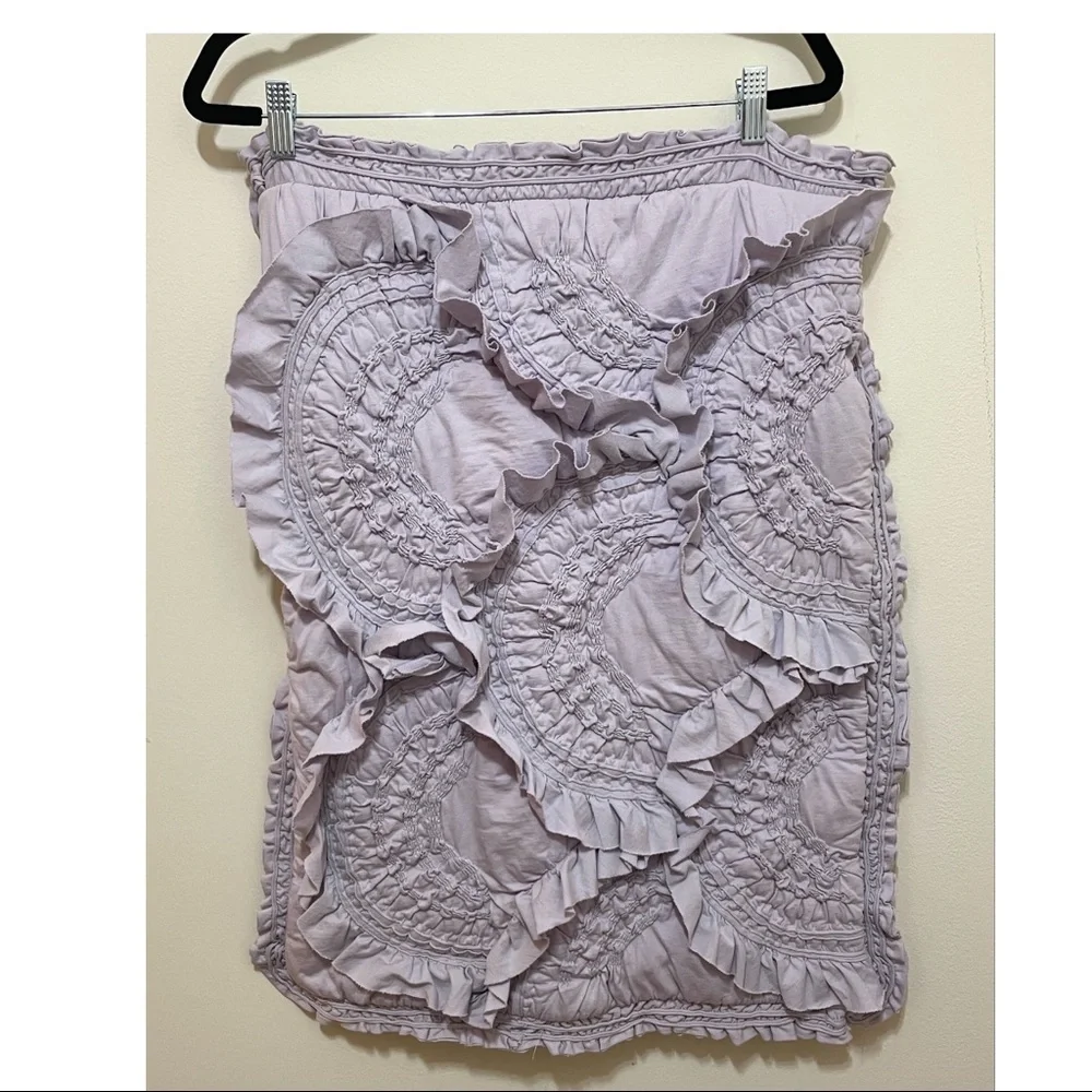 🌺SOLD🌺 Anthropologie Beautiful Lavender Pillow Sham - Picture 4 of 9